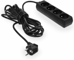 Pikendusjuhe AWTools, AW24675, 3 x 1 mm&sup2;, 1.5 m, IP20, 4 pesa