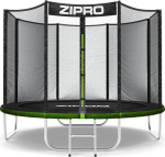 Kahjustatud pakendiga toode. Batuut Zipro Jump Pro 8FT, 252 cm, turvav&otilde;rguga, redeliga