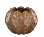 Lillepott Mica Leaf 1195679, keraamiline, &Oslash; 14 cm, pruun v.