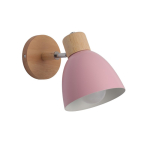 Valgusti seinale CristalRecord Nami, E27, 1 x 20 W, roosa v. / pruun v.