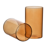 Klaaside komplekt Allesken Romane, klaas, 0.38 l, 4 tk, oranž v.