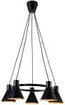 Valgusti rippuv Candellux More 35-71163, E27, 5 x 40 W, kuldne v./must v. / kuldne v.