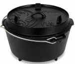 Katel Petromax Dutch Ovens, malm, 36.4 cm, 7.5 l, must v.