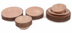 L&otilde;unaserviis Hermia Dinner Set 710KTP2888, portselan, roosa v., 24 tk.
