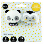 K&otilde;risti Tm Toys Panda/Monkey, valge v./must v./hall v., 2 tk
