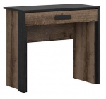 Tualettlaud Kassel, tamm v./must v., 85 cm x 77 cm x 41 cm