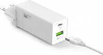 Telefoni laadija Somostel SMS-A80, USB/USB-C, valge v., 40 W