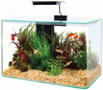 Akvaarium Zolux Clear Aqua Kit 309018, l&auml;bipaistev/must, varustusega, 17 l