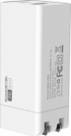 Telefoni laadija Somostel SMS-A80, USB/USB-C, 100 cm, valge v., 36 W