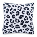 Dekoratiivne padi Restilo Wild, valge/must/hall, 45 cm x 45 cm