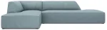 Nurgadiivan Micadoni Home Ruby Modular 4 Seats, helesinine v., vasak, 273 x 180 cm x 69 cm
