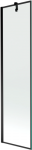 Vannisein Mexen Next I Black Frame, 50 cm x 150 cm, must v./karastatud
