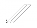 Iluliist, alumiinium, 1000 mm x 19.5 mm x 2 mm