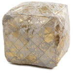 Tumba Kayoom Lavish 210, kuld v./elevandiluu v., 45 cm x 45 cm x 45 cm