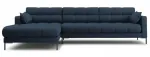 Nurgadiivan Micadoni Home Mamaia Structured, s&uuml;gavsinine v., vasak, 293 x 185 cm x 75 cm