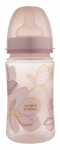 Laia kaelaga pudel beebidele Canpol Babies EasyStart, 240 ml, 3 kuud, virsik