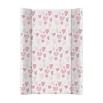 M&auml;hkimismatt Ceba Baby Ultra Light Lots Of Love, 70 cm x 50 cm, valge v./roosa v.