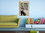 Reproduktsioon Artgeist Graffiti Slogan By Banksy N4242-DKXL, 80 cm x 120 cm