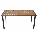 Aialaud Patio Solar, pruun v./must v., 160 cm x 90 cm x 74 cm