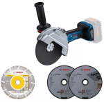 Aku nurklihvija Bosch Biturbo GWS 18V-180 PC C Solo, 18 V