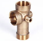 Viieharuline h&uuml;drofoori ristmik 5WBC, 1/4 tolli &ndash; v&auml;liskeere/1/4 tolli &ndash; sisekeere/1 toll - v&auml;liskeere