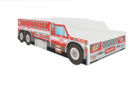 Lastevoodi ADRK Fire Truck, punane v., 80 x 160 cm, ilma voodipesukastita, madratsiga