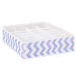 Korraldaja Springos HA3015, sinine/valge, 33 x 33 x 10 cm