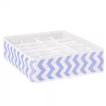 Korraldaja Springos HA3015, sinine v./valge v., 33 x 33 x 10 cm