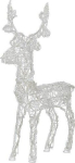 J&otilde;uludekoratsioon "Hirv" Springos CL4122 LED-valgustusega, 69 cm, 42 cm, l&auml;bipaistev v.