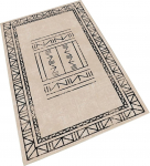 Vaip sise Conceptum Hypnose W1052, must/beež, 100 cm x 60 cm