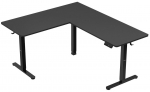 Arvutim&auml;ngulaud reguleeritava k&otilde;rgusega Huzaro Hero 9.5, 160 cm x 60 cm, 72 - 118 cm, must v.