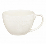 Tass Ambition Galactic White Serce, valge v., 0.45 l