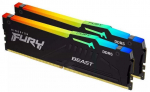 Operatiivm&auml;lu (RAM) Kingston Fury Beast RGB, DDR5, 16 GB, 6000 MHz