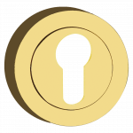 Ukse lukuaugu kate Kuchinox LO1_G02A, kuldne v., 5 cm x 5 cm, &Oslash; 5 cm