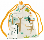 Jalan&otilde;ude kott Miniland Jungle, mitmev&auml;rviline, 35 cm x 29 cm x 1 cm