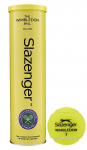 Tennisepallide komplekt Dunlop Slazenger Wimbledon, kollane v., 4 tk