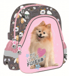 Laste seljakott, mitmev&auml;rviline, 29 cm x 22 cm x 9 cm