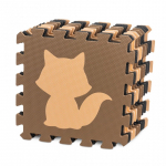 Matt beebidele - pusle, 85 cm x 85 cm, 9 tk, pruun v./must v.