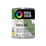 V&auml;rvi alus Pentacolor Ultra 10, emulsiooni-, poolmatt, 1 l