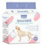 Kaitsvad alusp&uuml;ksid koertele Record AssorbiPiu RE44053, 12 tk valge