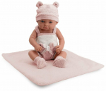 Nukk - imik koos tarvikutega, 40 cm, roosa