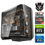 Statsionaarne arvuti Intop Aqua Ryzen 5 7600X, 3 TB, DDR5 64 GB, SSD+HDD 1 TB 2 TB, Nvidia GeForce RTX 5070Ti 16 GB GDDR7, Windows 11 Pro