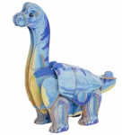 3D-pusle MakeBug Brachiosaurus MB-D-0036, 10 cm x 7 cm, sinine v.