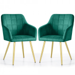 Toolide komplekt Akord Luxano, l&auml;ikiv, kuldne v./roheline v., 50.5 cm x 43 cm x 82 cm, 2 tk