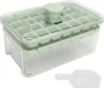 J&auml;&auml;kuubikute vorm ATL DA349, 19 cm, L&auml;bipaistev v./Roheline v.