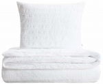 Voodipesukomplekt Homla Reya 243245, valge v., 50 x 60 cm, 200 x 220 cm
