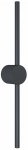 Valgusti seinale Elita Indus, LED, 4000 &deg;K, 1 x 12 W, must v.