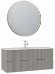 Vannitoa m&ouml;&ouml;bli komplekt Kalune Design Moonlight, mink v., 51 cm x 121 cm x 51 cm