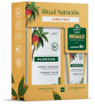 Juuksehoolduse komplekt Klorane Ritual Nutrition Mango, 2 tk, 450 ml