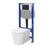 Seinapealse WC-poti komplekt krohvialune Cersanit Mesta D206, 0.42 cm x 0.5 cm